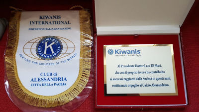 Kiwanis Club premia il Presidente Luca Di Masi