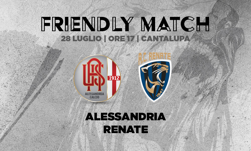 Friendly match: Alessandria-Renate.