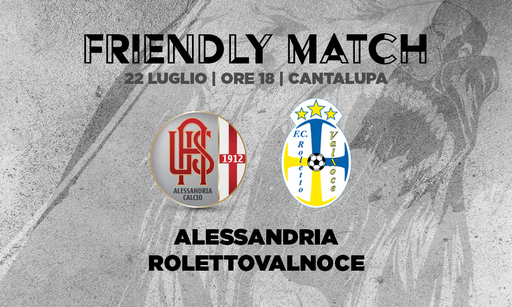 Friendly match: Alessandria-Roletto Valnoce.