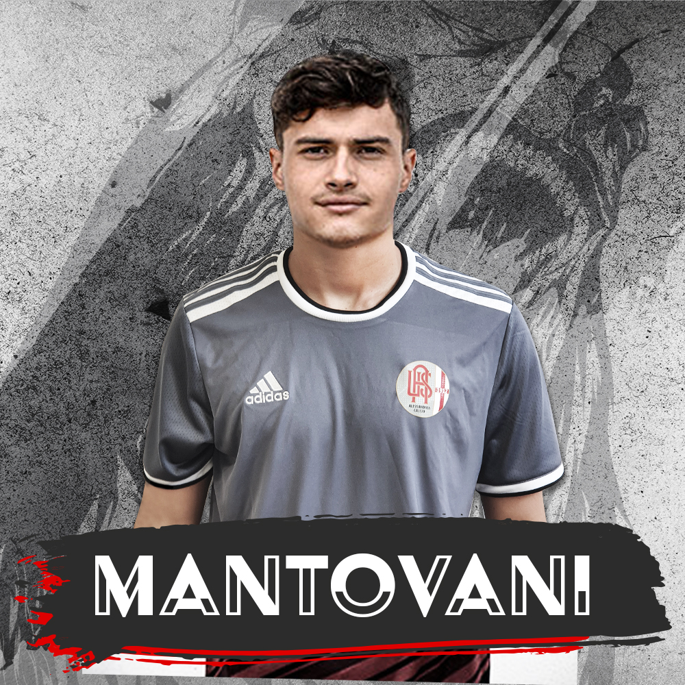 Valerio Mantovani è un giocatore dell’Alessandria.