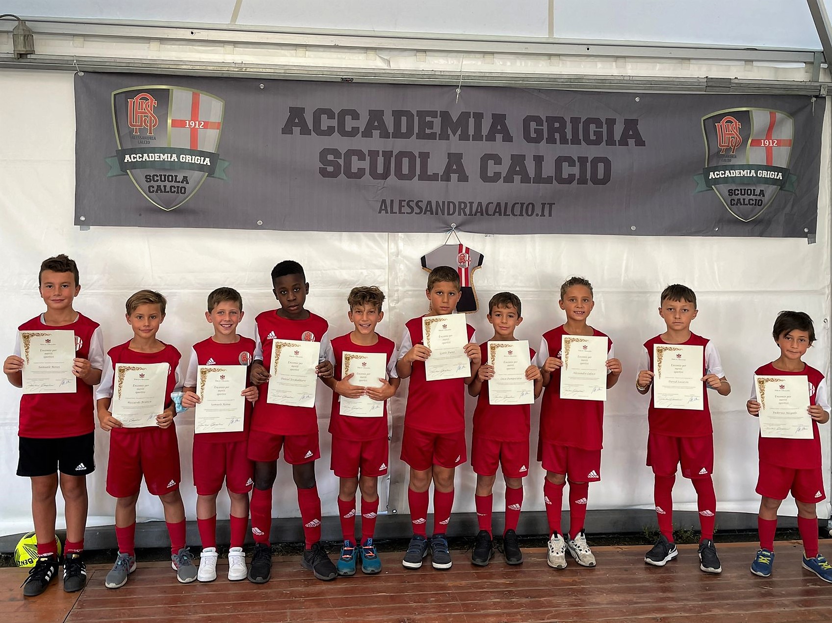 Premiata la Scuola Calcio Accademia Grigia.