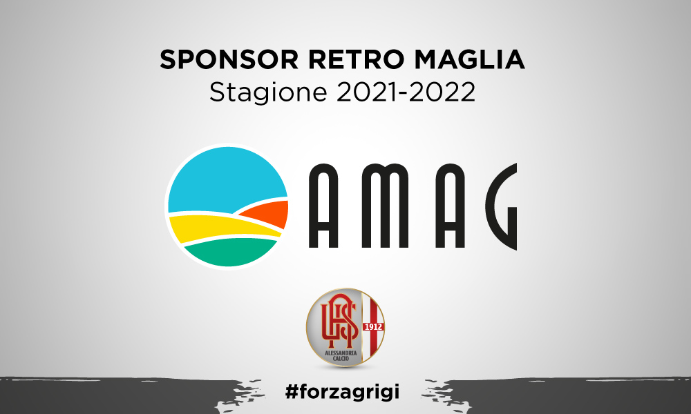 Amag nuovo sponsor di retromaglia dell’Alessandria Calcio.